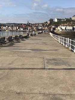 Whitby Peer in early Morning.