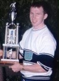Harold Harkin win Broughshane Outdoors Bowling Club Singles around 1989-1992